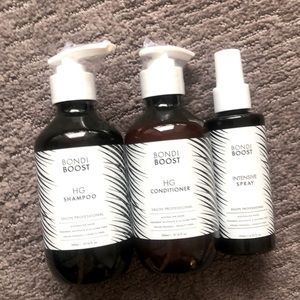 Bondi Boost HG shampoo, conditioner and spray